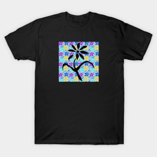 Blue Flower Valentine T-Shirt